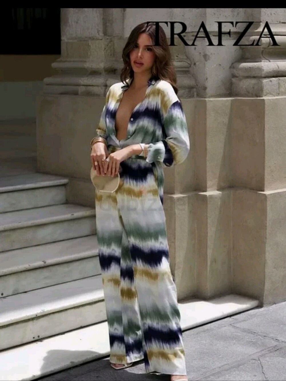 Zara 2-Piece Tie-Dye Pant Set-Med-Resortwear-Blogger's Fav-NWT-Aritzia-revolve